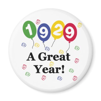 1929 A Great Year Birthday Refrigerator Magnet by birthdayTshirts