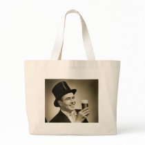 1929 Beer Drinker Tote Bags