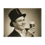 1929 Beer Drinker Post Card