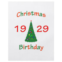 1929 Christmas Birthday flyers