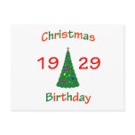 1929 Christmas Birthday Post Cards