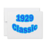 1929 Classic Blue invitations
