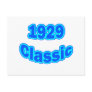 1929 Classic Blue Post Card