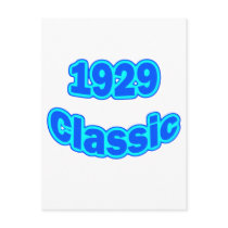 1929 Classic Blue postcards by birthyeardesigns3 1929 Classic Blue postcards