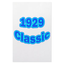1929 Classic Blue Stationery Paper