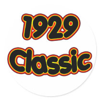 1929 Classic stickers by birthyeardesigns3 1929 Classic stickers