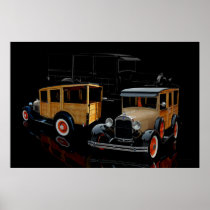 1929 Ford Woody Poster