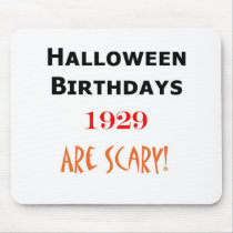 1929 halloween birthday mousepads