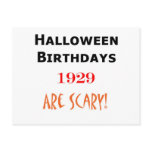1929 halloween birthday post cards