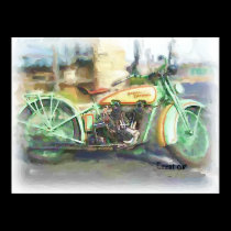 1929 Harley Poster posters