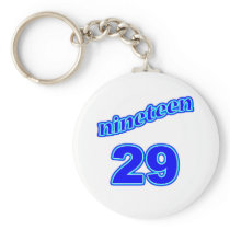 1929 Nineteen 29 Key Chains