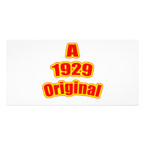 1929 Original Red Photo Card
