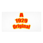 1929 Original Red Photo Card
