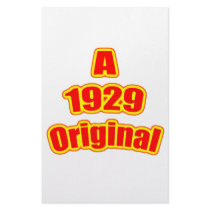 1929 Original Red Customized Stationery