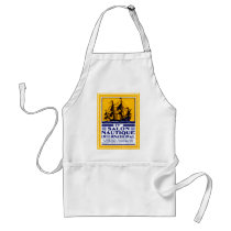 1929 Paris Nautical Show Poster Aprons