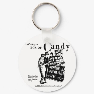 1930 Candy Newspaper Advertisement Key Chains by Jakestuff