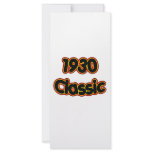 1930 Classic Rack Card Template