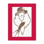 1930 Japanese Art Deco Card Post Cards
