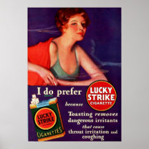 1930 Lucky Strike Posters