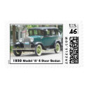 1930  Model-A 4 Door Sedan stamp