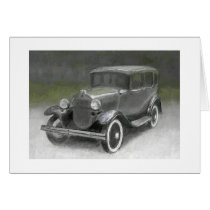 1930 Model A Sedan cards by jeansottershop 1930 Model A Sedan cards