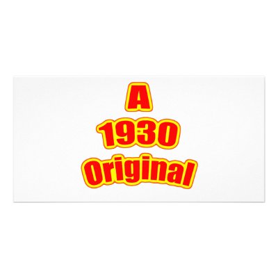 1930 Original Red Photo Cards by birthyeardesigns4