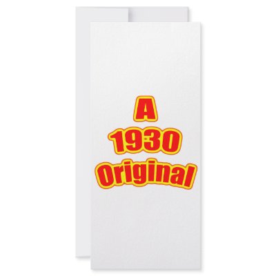 1930 Original Red Rack Cards by birthyeardesigns4