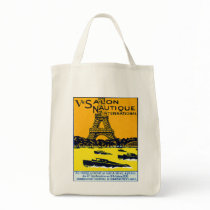 1930 Paris Boat Show Poster Bags