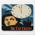 1930  "The Cat Creeps" Movie Poster Mousepad mousepads