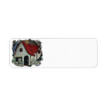 1930s Cottage Address Label to Personalize