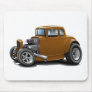 1930's Hot Rod Brown Car Mouse Pads