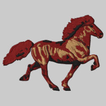 1930's Icelandic Horse Embroidery embroidered shirts