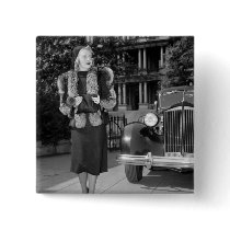 1930s Women's Fashion Button