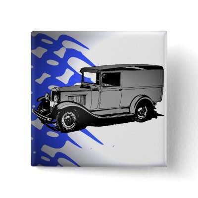 1931 CHEVY PANEL TRUCK BUTTON by ZazzleFantastic