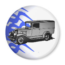 1931 CHEVY PANEL TRUCK REFRIGERATOR MAGNETS