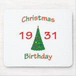 1931 Christmas Birthday Mousepads