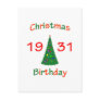 1931 Christmas Birthday Post Cards