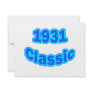 1931 Classic Blue Invites