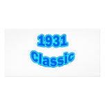 1931 Classic Blue Custom Photo Card
