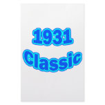 1931 Classic Blue Stationery Design