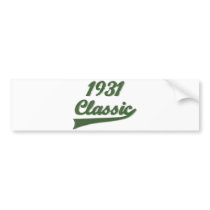 1931 Classic Bumper Stickers
