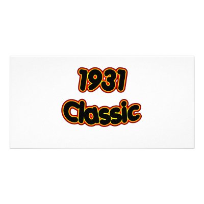 1931 Classic Photo Cards by birthyeardesigns3