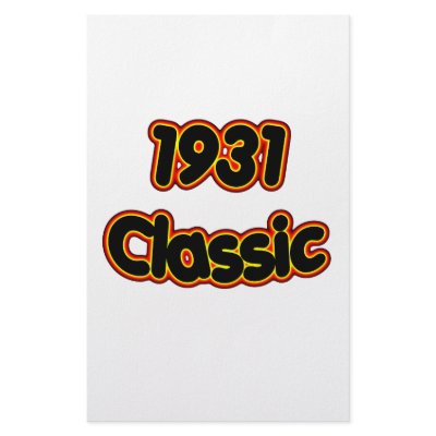 1931 Classic Stationery Paper by birthyeardesigns3