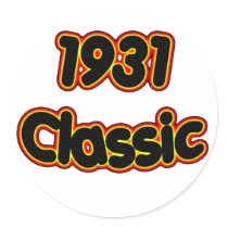 1931 Classic stickers