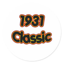 1931 Classic stickers