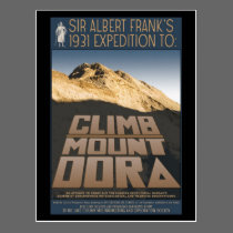 1931 Expedition to Climb Mount Dora post card postcards