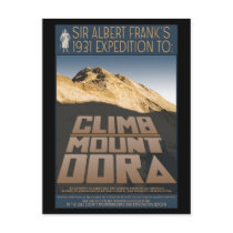 1931 Expedition to Climb Mount Dora post card