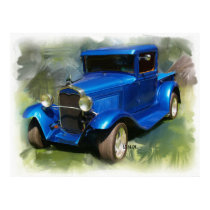 1931 Ford Truck Canvas Art Print by ezcat1 1931 Ford Truck Canvas Art Print