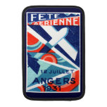 1931 French International Air Show MacBook Sleeve