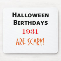 1931 halloween birthday mousepads by halloweenbirthdayboo 1931 halloween birthday mousepads